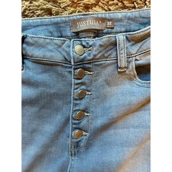 Just USA Denim Lola Button Up Skinny Jeans, Size 14/32 - Picture 5 of 9